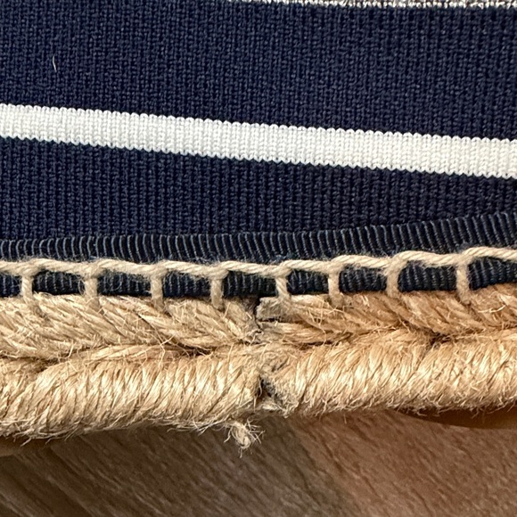 Fendi Striped Navy and White Espadrilles - Picture 3 of 10